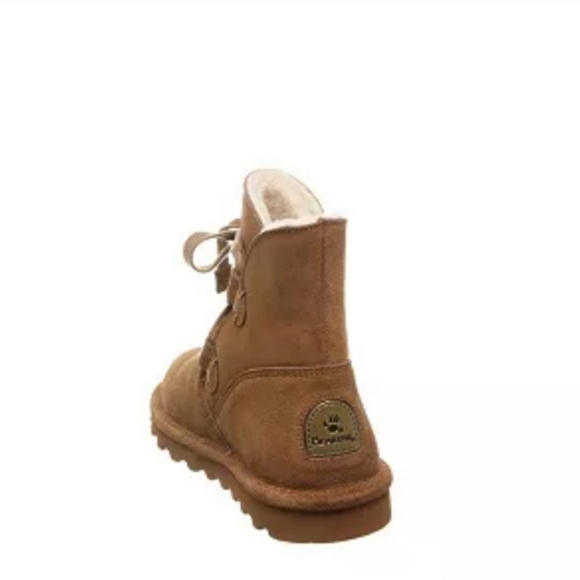 Bearpaw Zora Suede Booties Hickory Brown - Picture 4 of 16